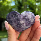 Lepidolite Heart (#2) - Simply Affinity