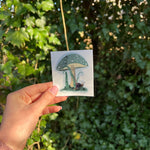 Green Mushroom with Snail Sticker - Simply Affinity