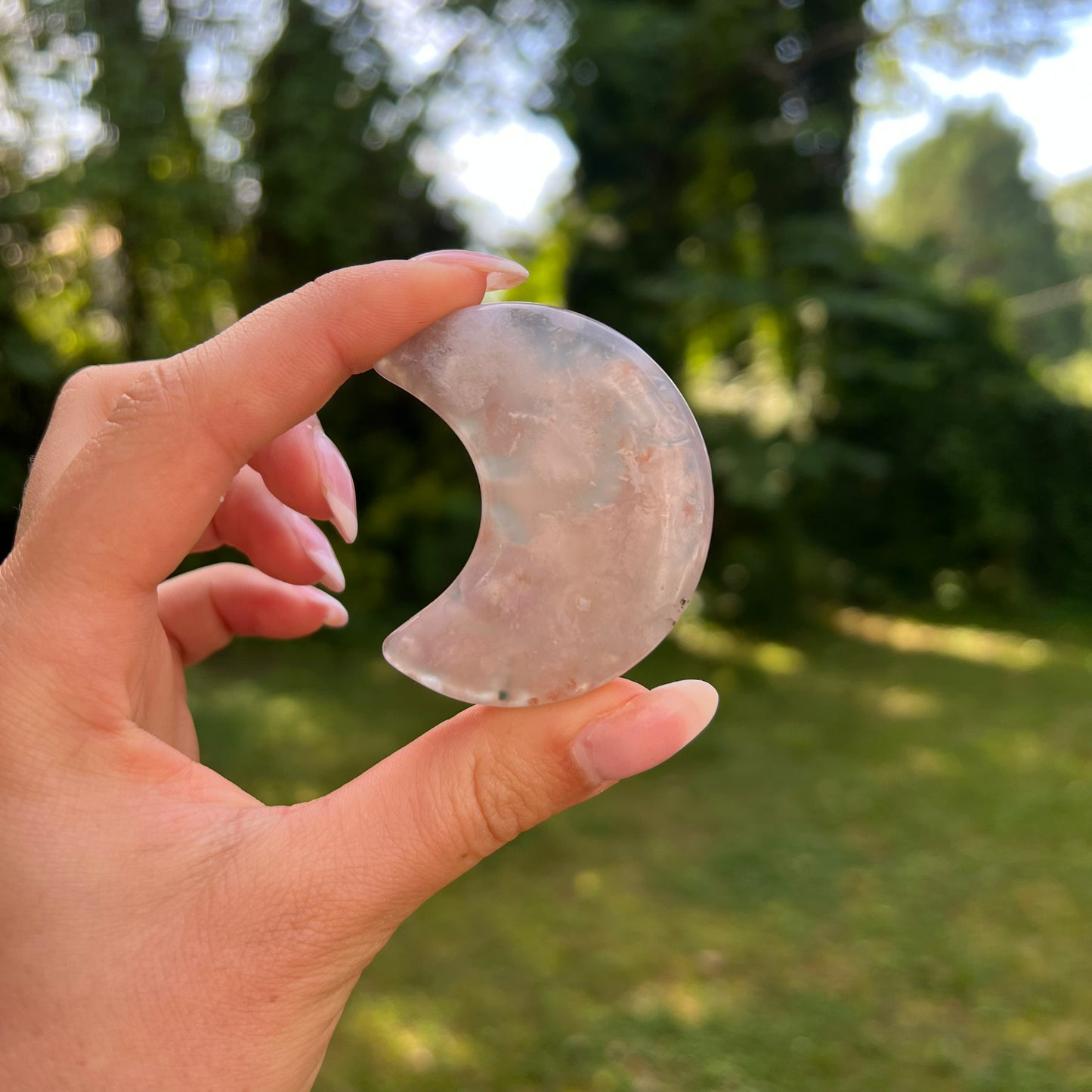 Flower Agate Moon (#12) - Simply Affinity