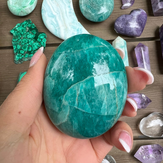 Amazonite Palm Stone (#11) - Simply Affinity