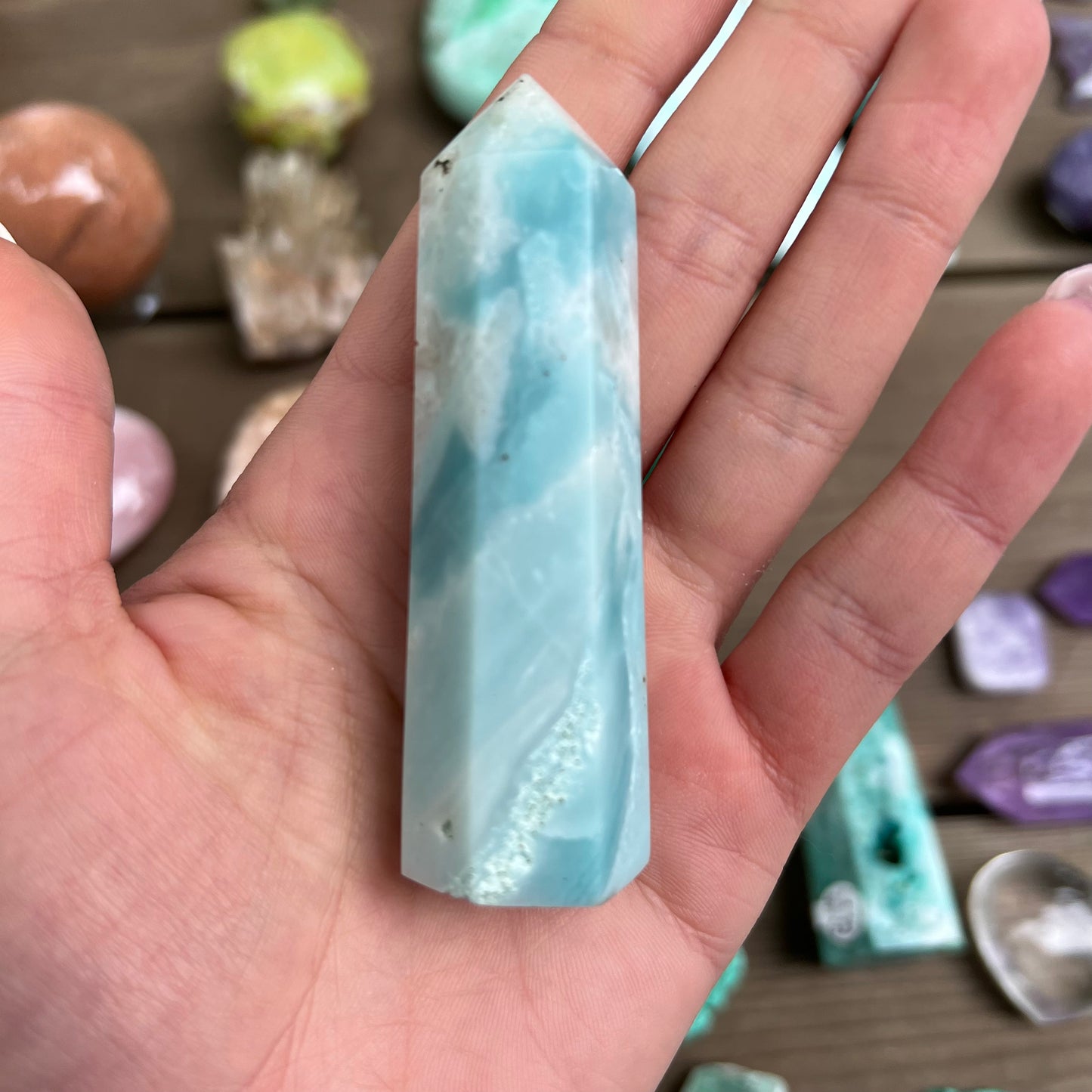Amazonite Point (#2MTT) - Simply Affinity