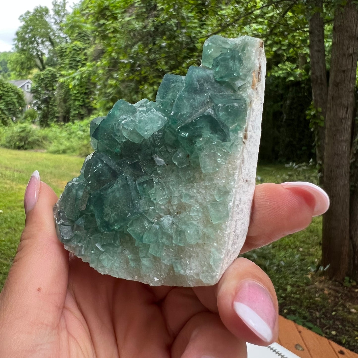 Raw Cubic Fluorite Cluster (#11) - Simply Affinity