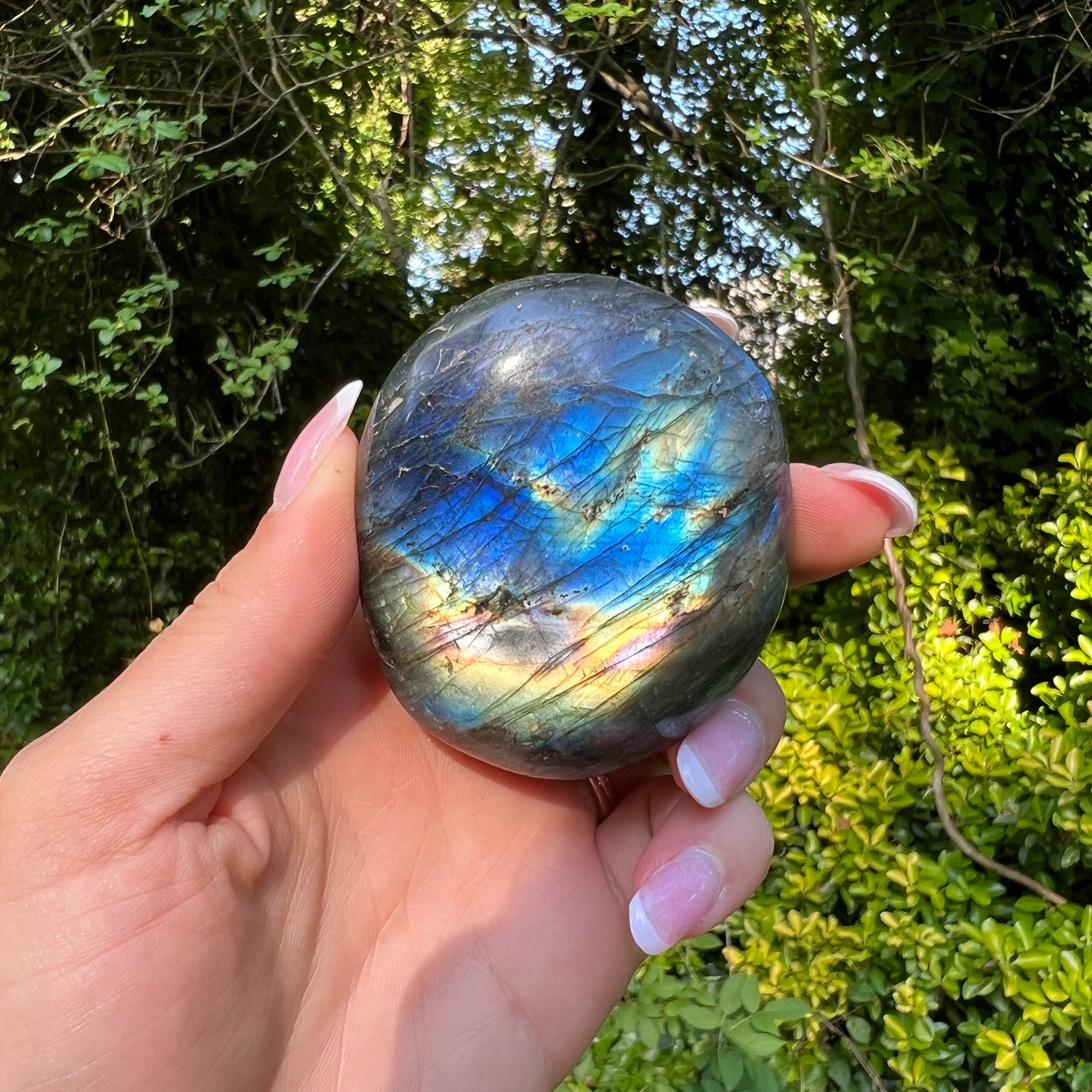 Labradorite Palm Stone (#25) - Simply Affinity