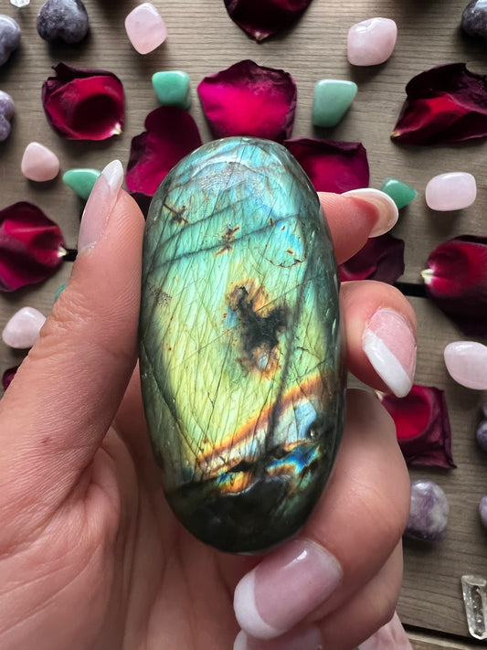 Labradorite Palm Stone (#88E) - Simply Affinity