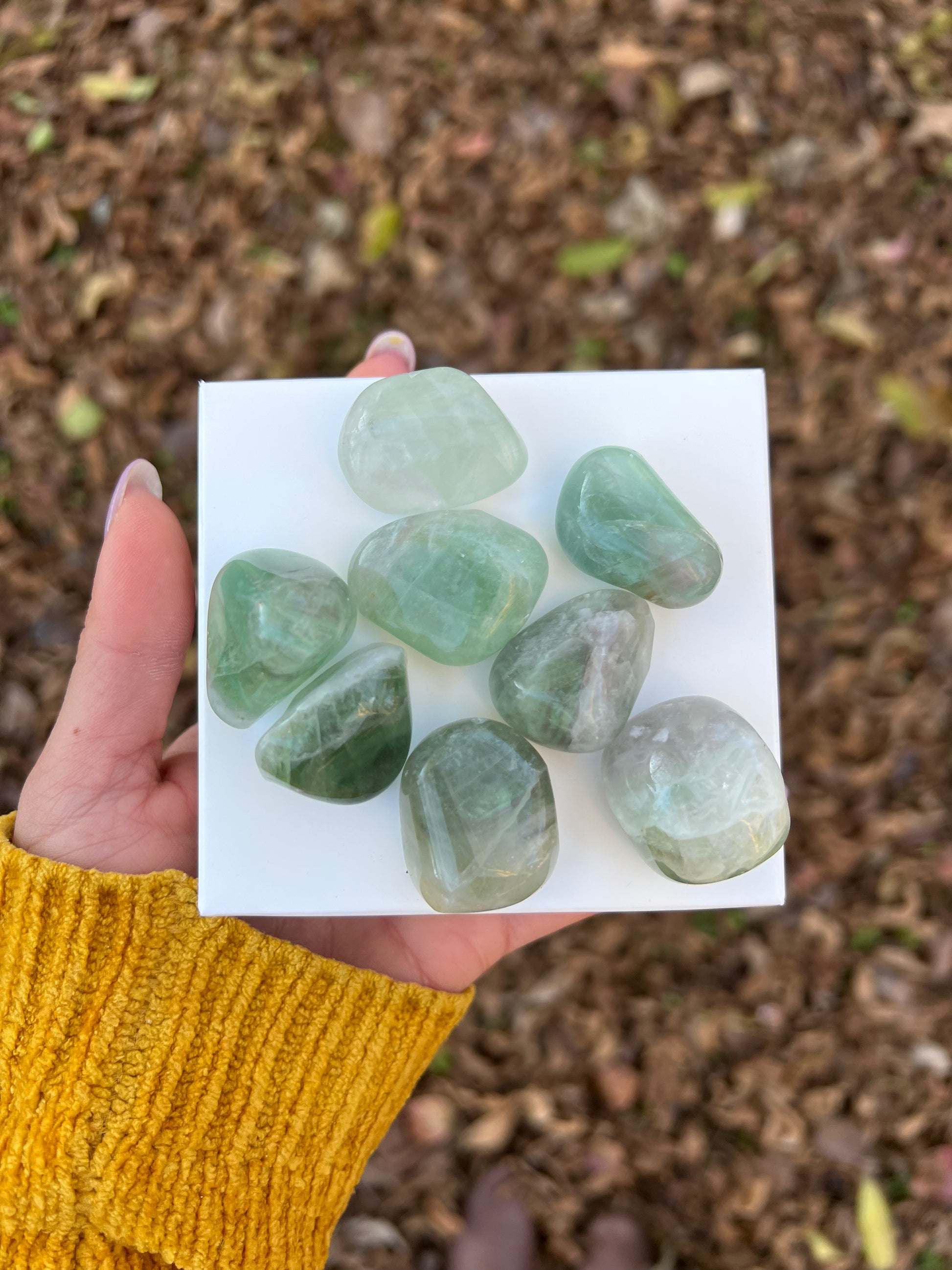 Fluorite Tumble Stone (1 piece intuitively chosen) - Simply Affinity