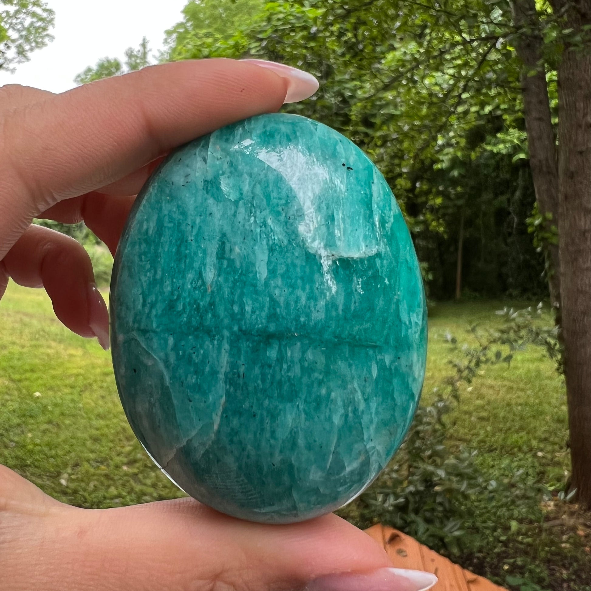 Amazonite Palm Stone (#11) - Simply Affinity