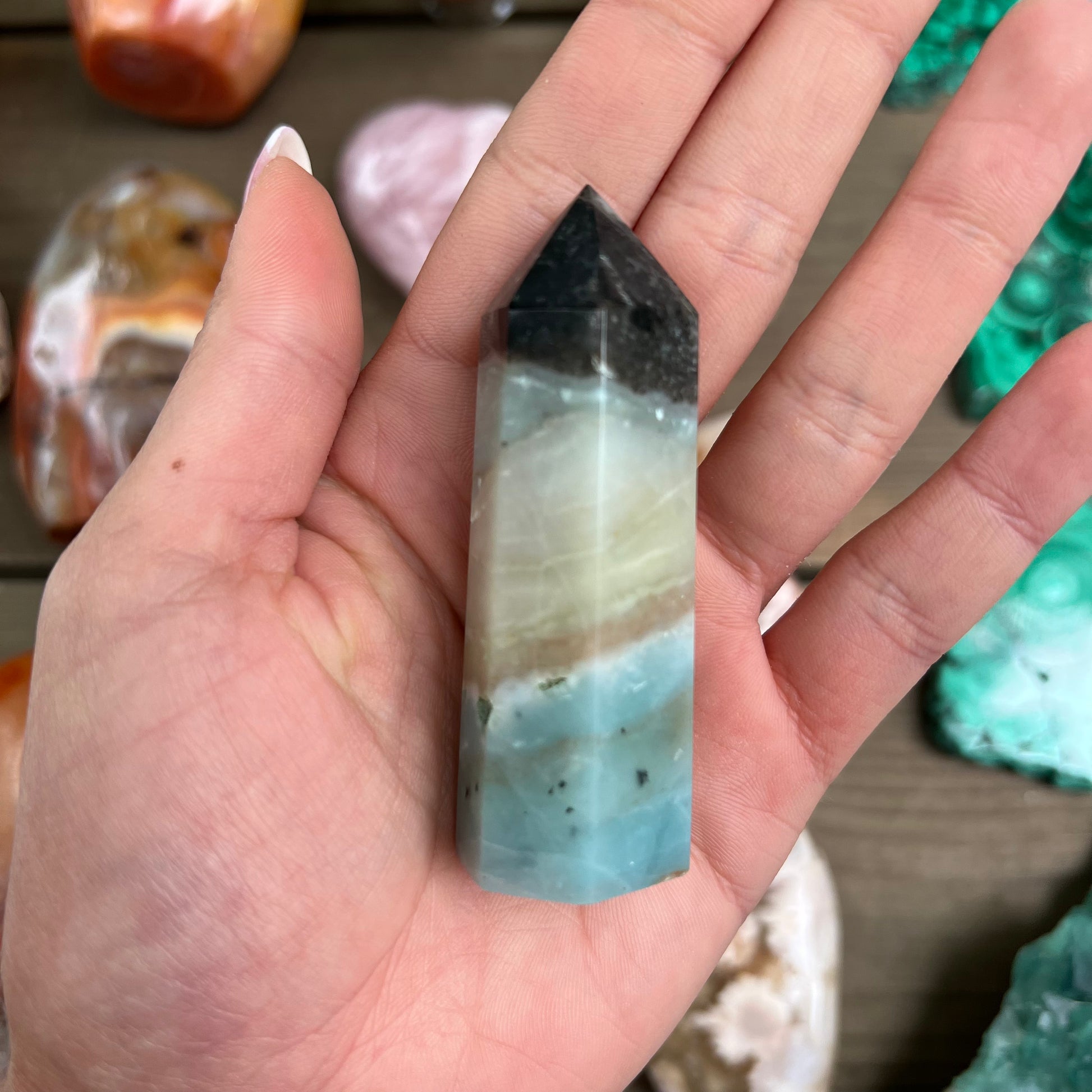Amazonite Point (#3MTT) - Simply Affinity