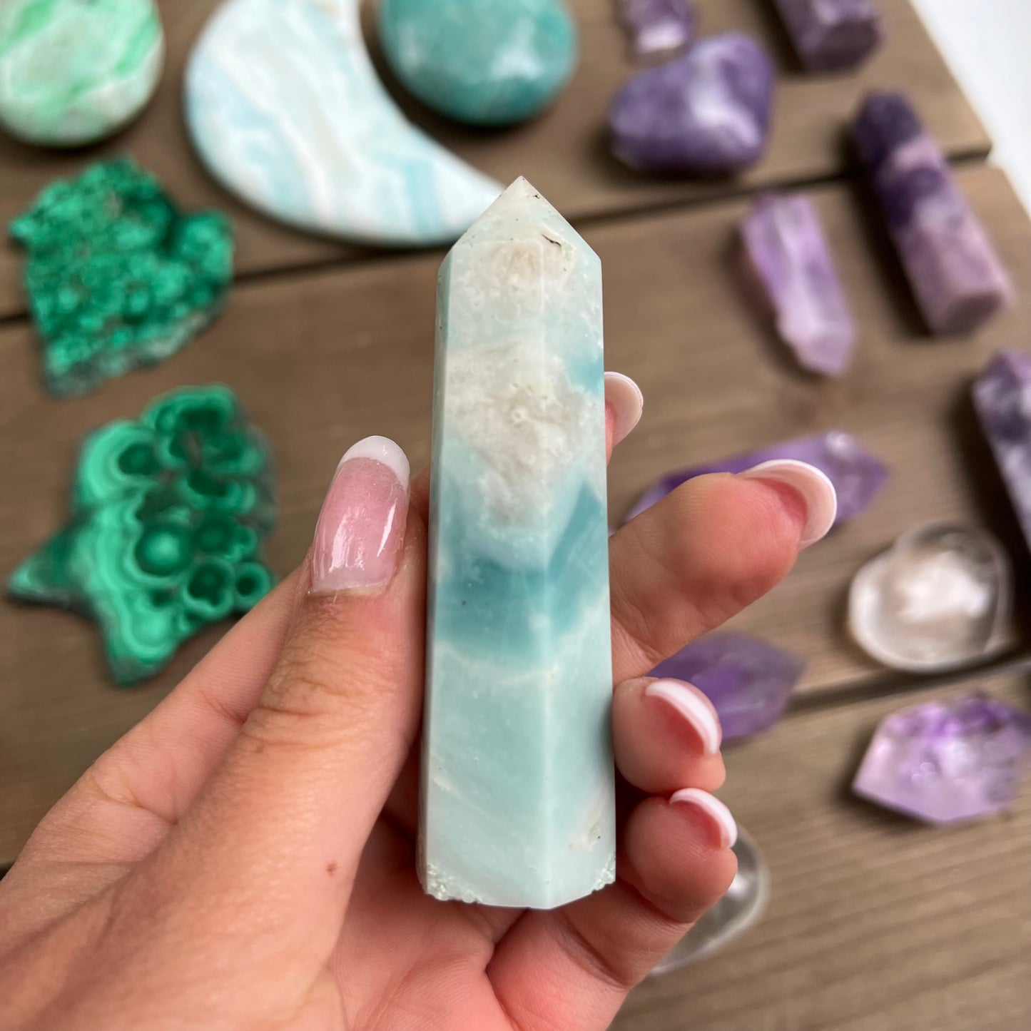 Amazonite Point (#2MTT) - Simply Affinity