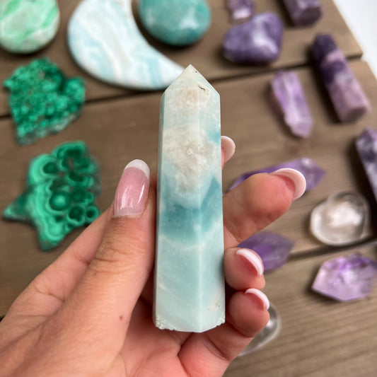 Amazonite Point (#2MTT) - Simply Affinity