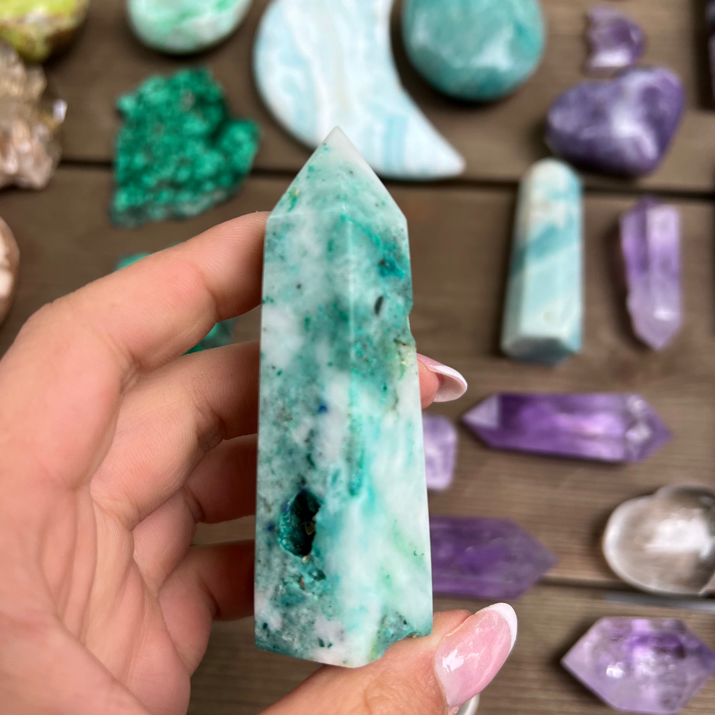 Amazonite Point (#1MTT) - Simply Affinity