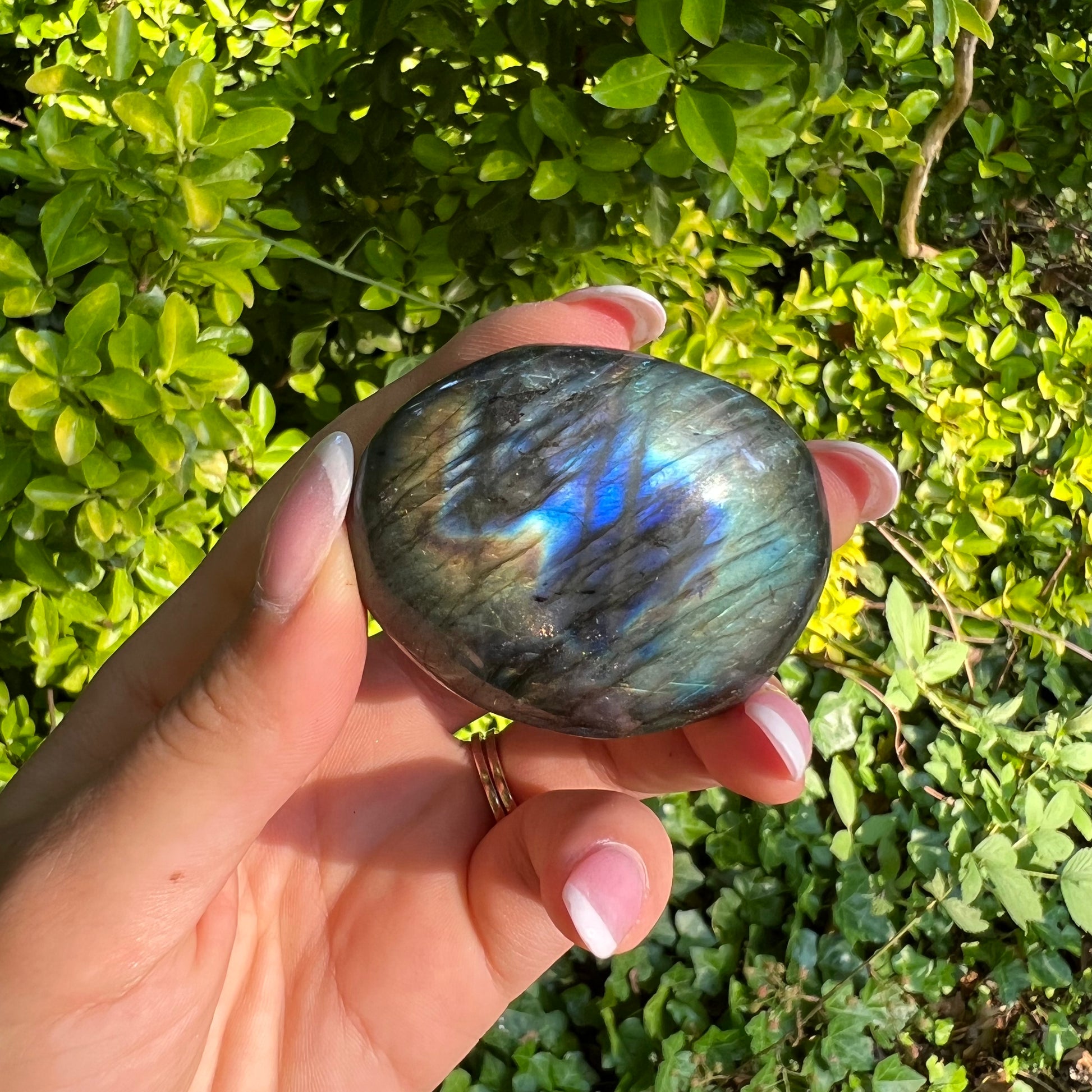 Labradorite Palm Stone (#290) - Simply Affinity