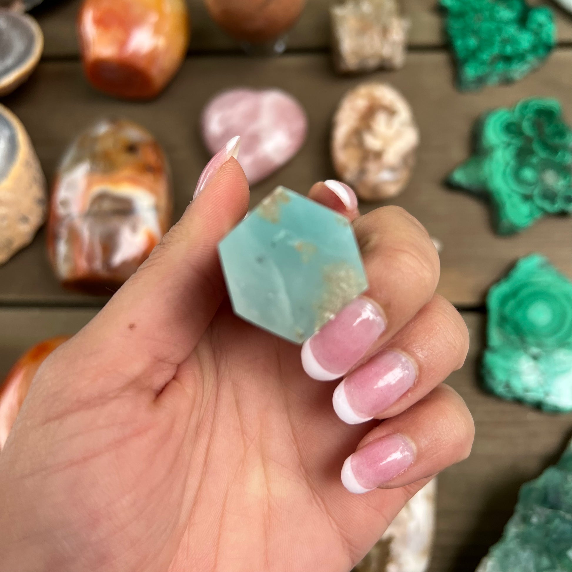 Amazonite Point (#3MTT) - Simply Affinity