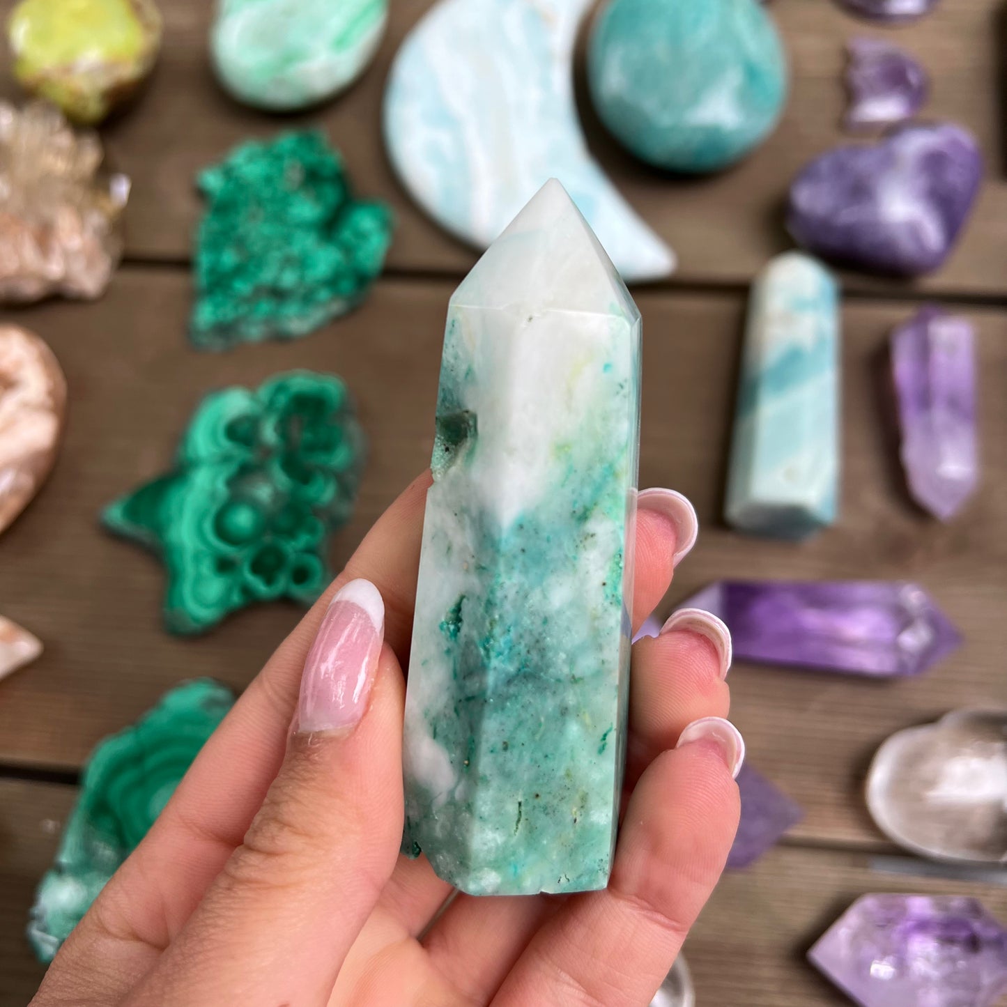 Amazonite Point (#1MTT) - Simply Affinity