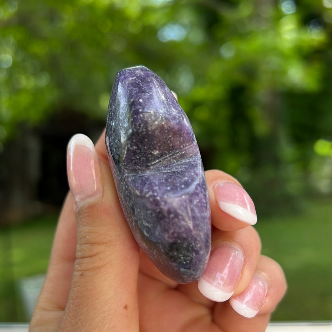 Lepidolite Heart (#3) - Simply Affinity