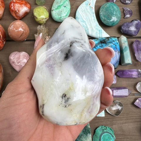 Purple Dendritic Opal Flame (#1) - Simply Affinity
