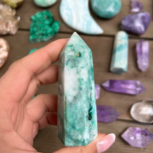 Amazonite Point (#1MTT) - Simply Affinity