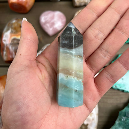 Amazonite Point (#3MTT) - Simply Affinity