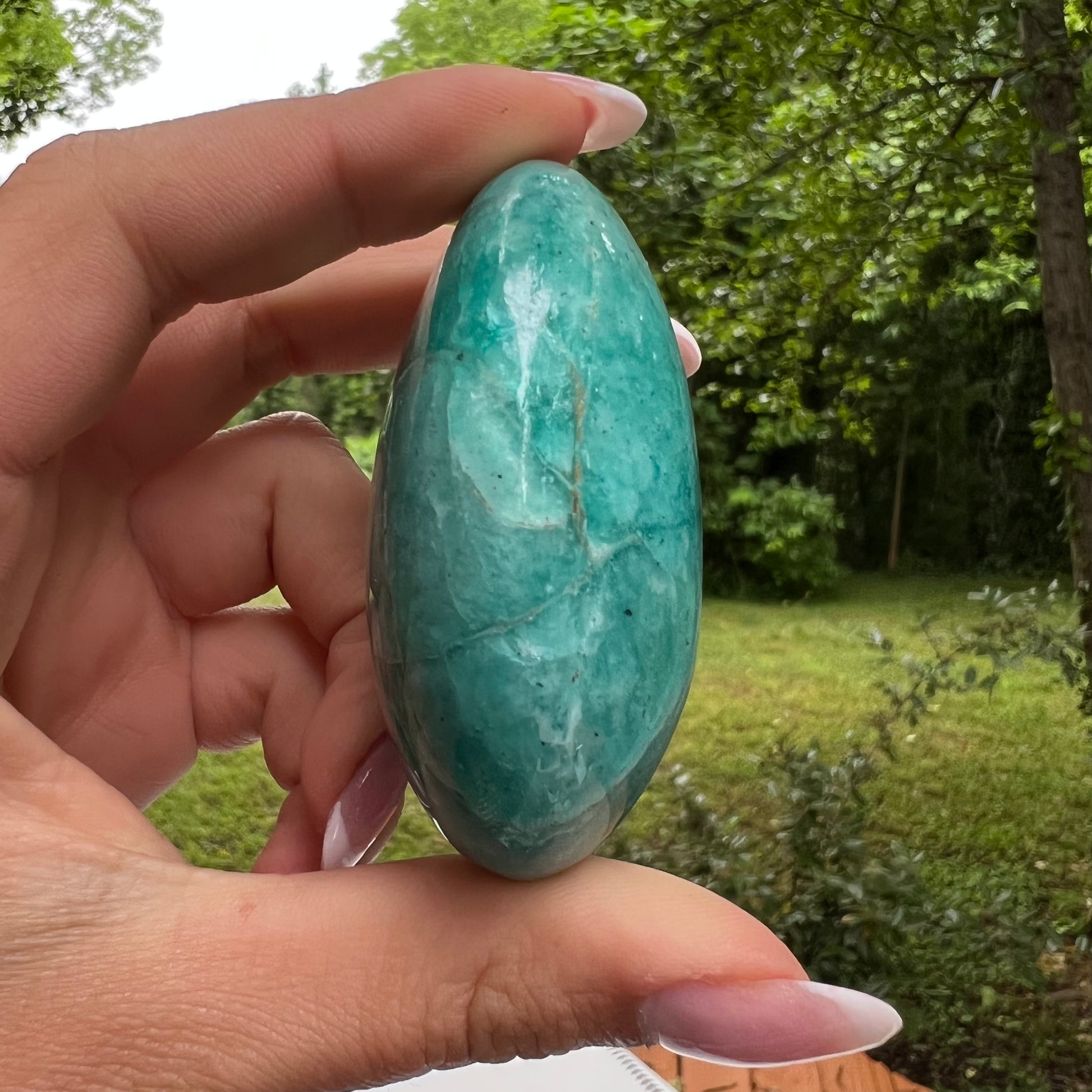 Amazonite Palm Stone (#11) - Simply Affinity