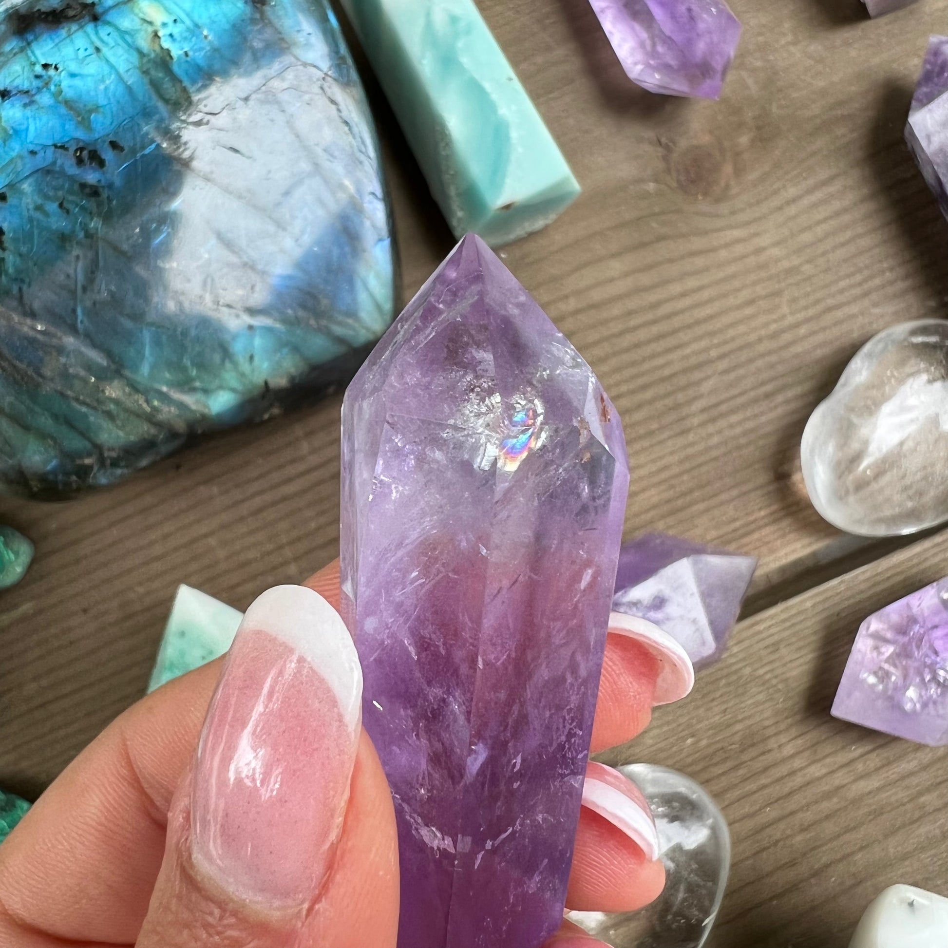 Polished Double Terminated Amethyst Point (#2MTT) - Simply Affinity