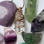 Wire-Wrapped Quartz Point Pendant - Ready to Ship - Simply Affinity