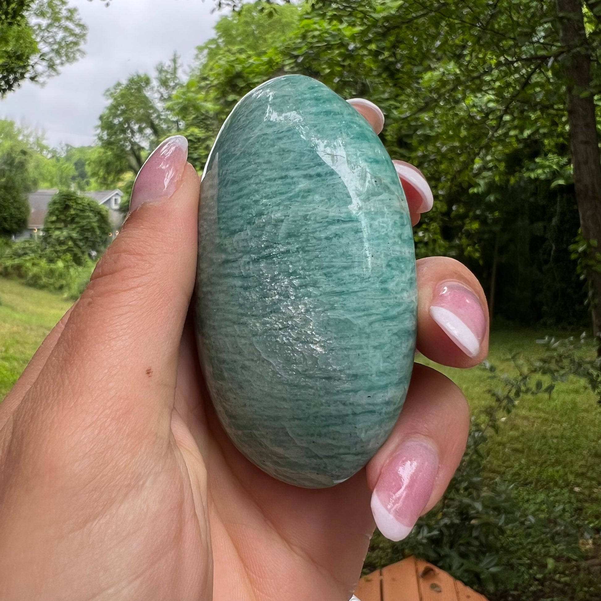 Amazonite Palm Stone (#10) - Simply Affinity