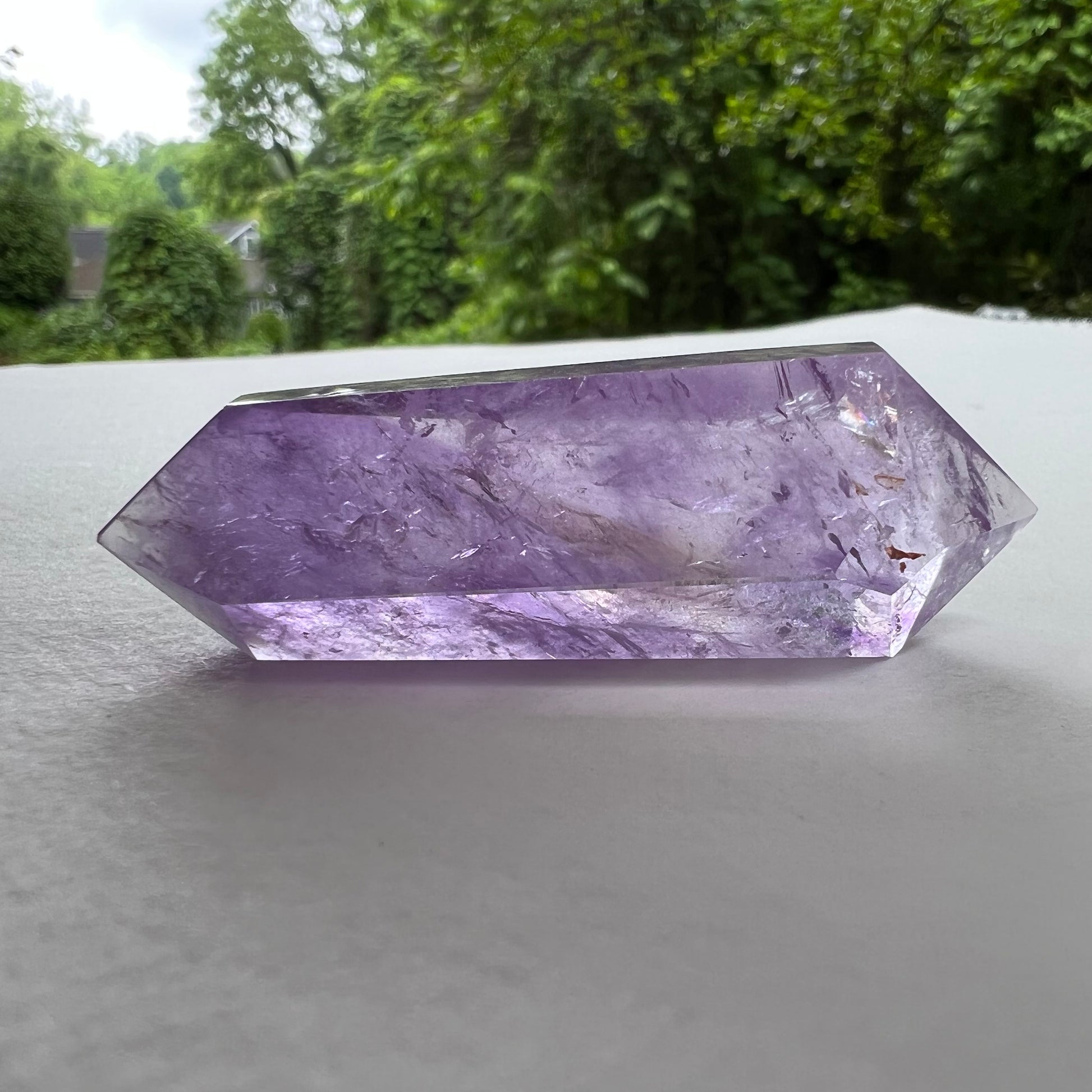 Polished Double Terminated Amethyst Point (#2MTT) - Simply Affinity
