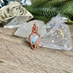 Moss Agate Wire-Wrapped Pendant - Ready to Ship - Simply Affinity