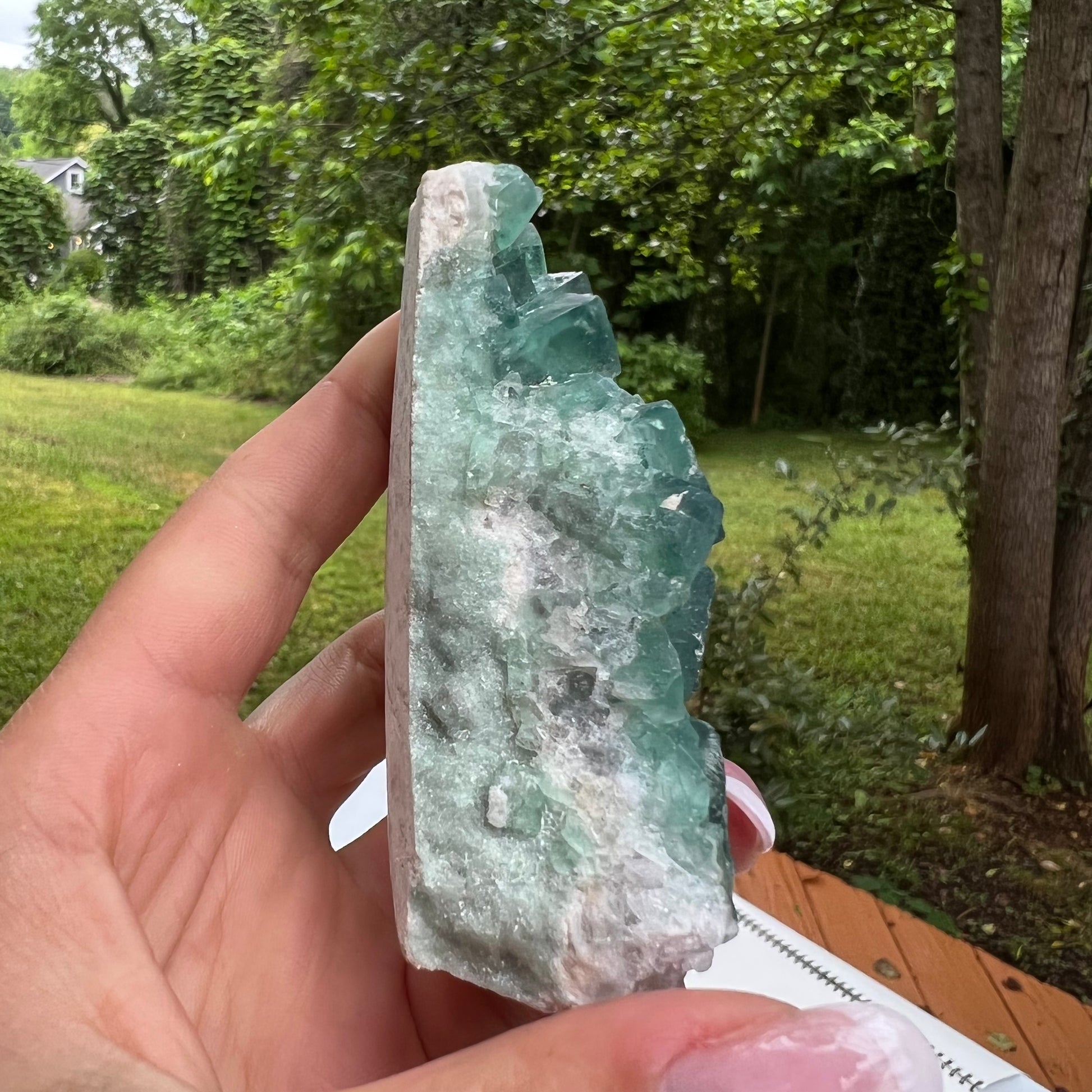 Raw Cubic Fluorite Cluster (#11) - Simply Affinity