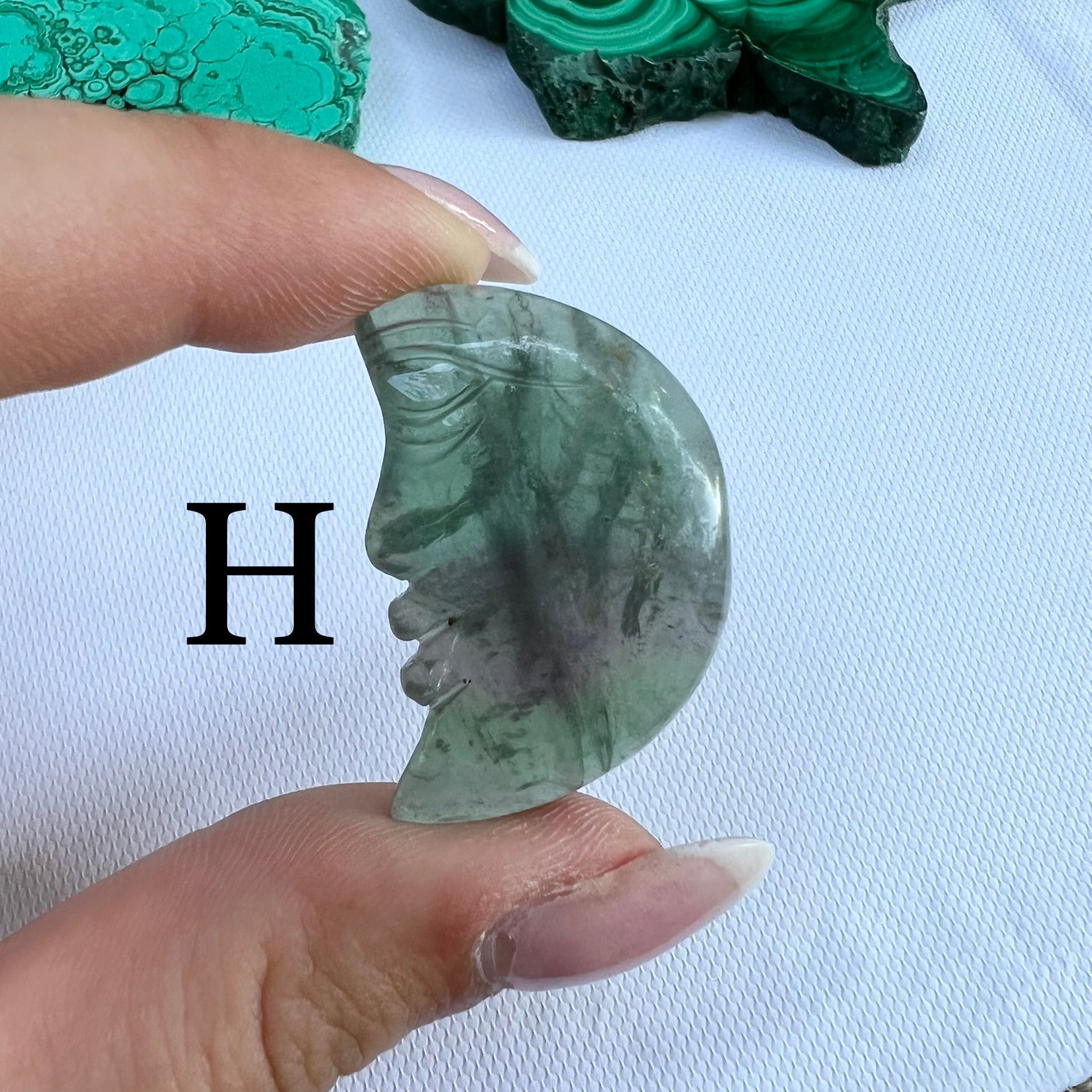 Rainbow Fluorite Moons (Choose your Favorites) - Simply Affinity