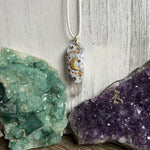 Celestial Marbled Quartz Point Necklace - Ready to Ship - Simply Affinity