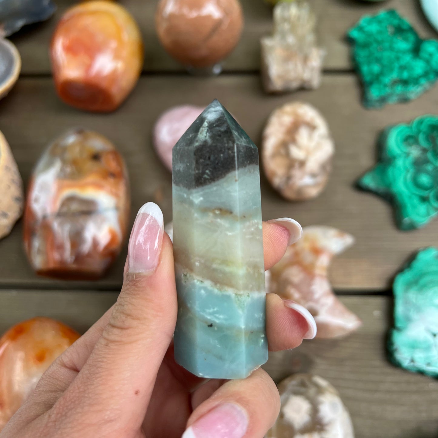 Amazonite Point (#3MTT) - Simply Affinity