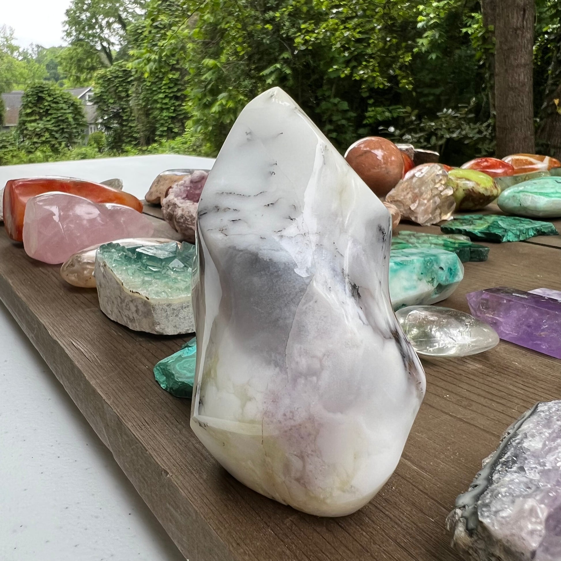 Purple Dendritic Opal Flame (#1) - Simply Affinity