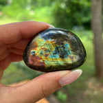 Rainbow Labradorite Palm Stone (#120) - Simply Affinity