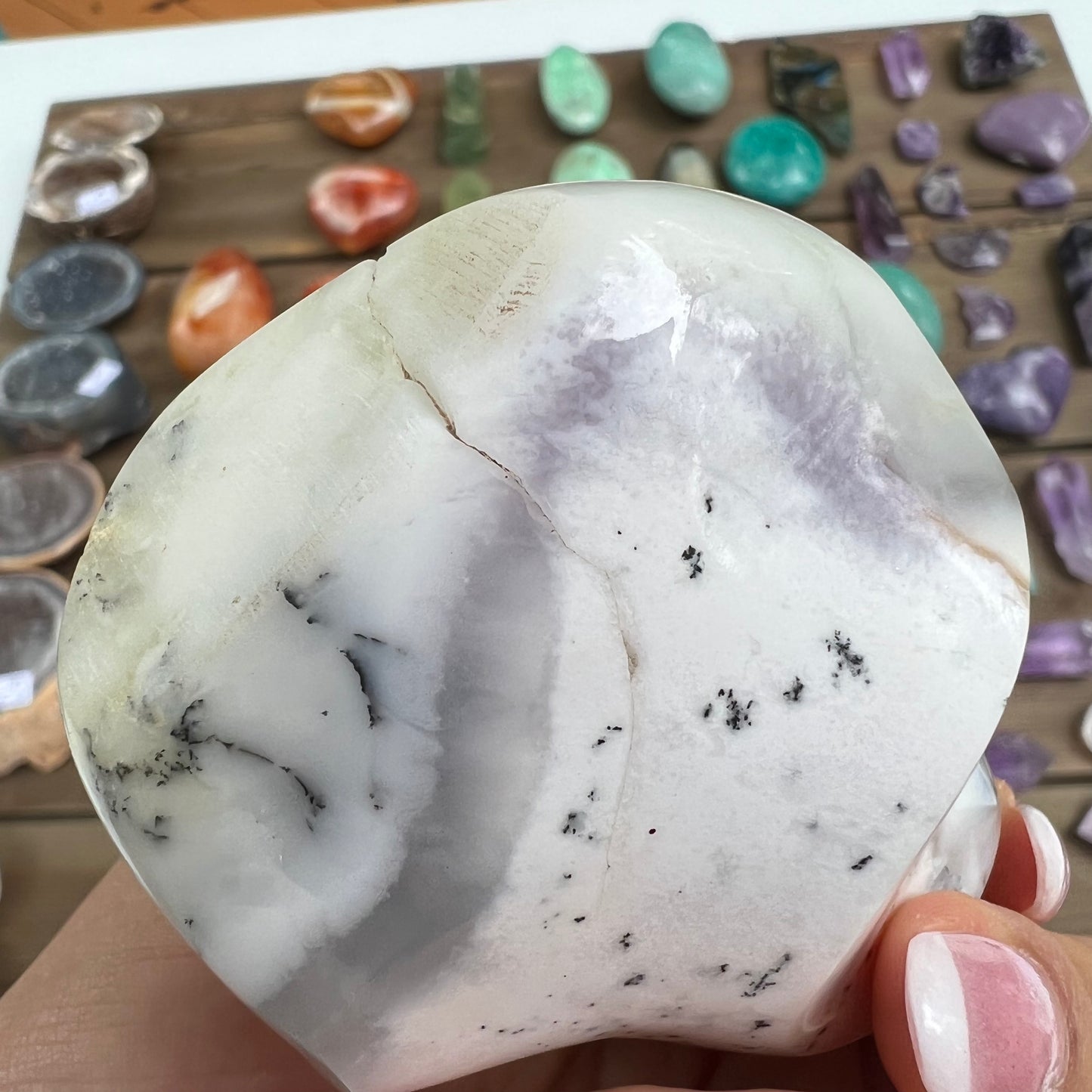 Purple Dendritic Opal Flame (#1) - Simply Affinity