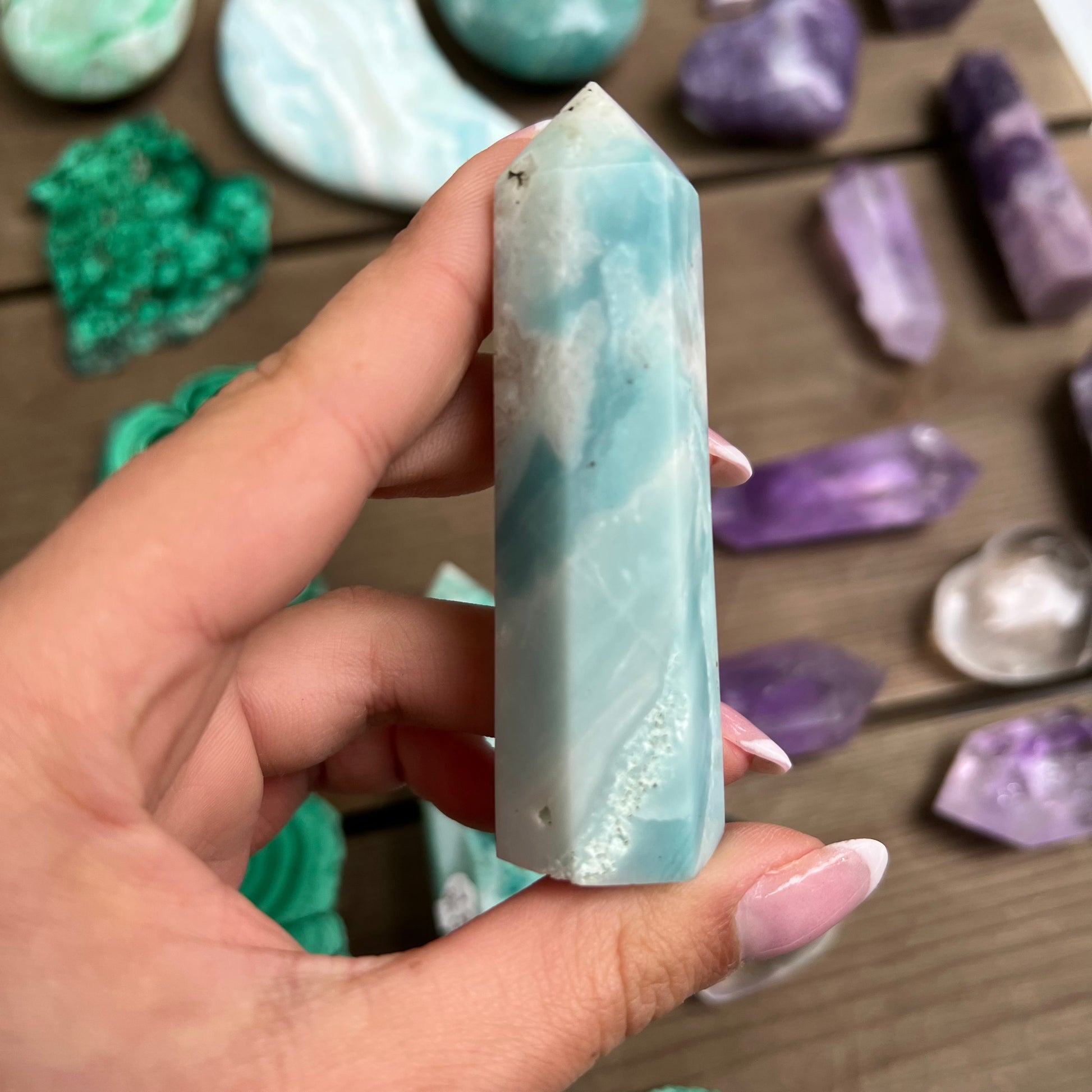 Amazonite Point (#2MTT) - Simply Affinity