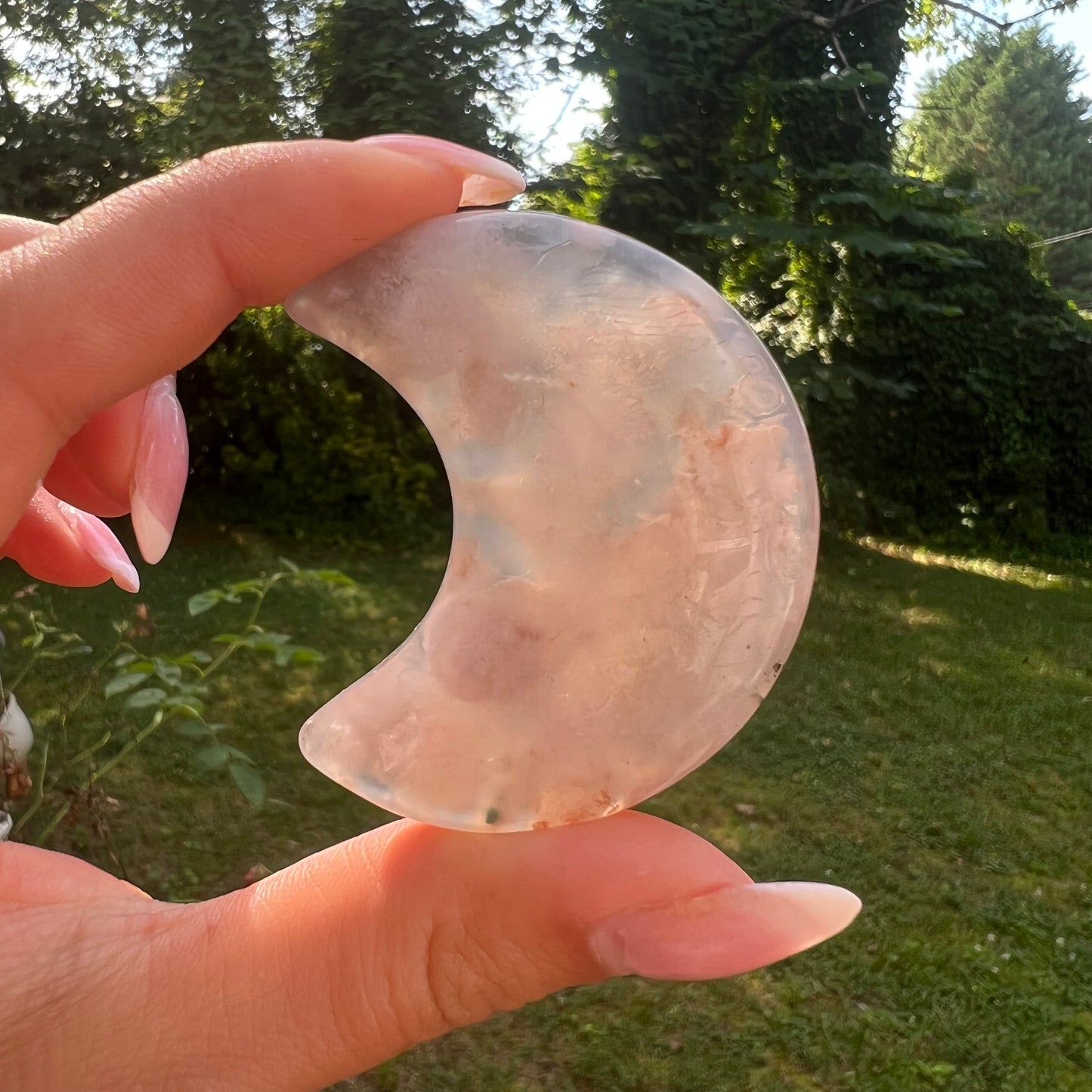 Flower Agate Moon (#12) - Simply Affinity