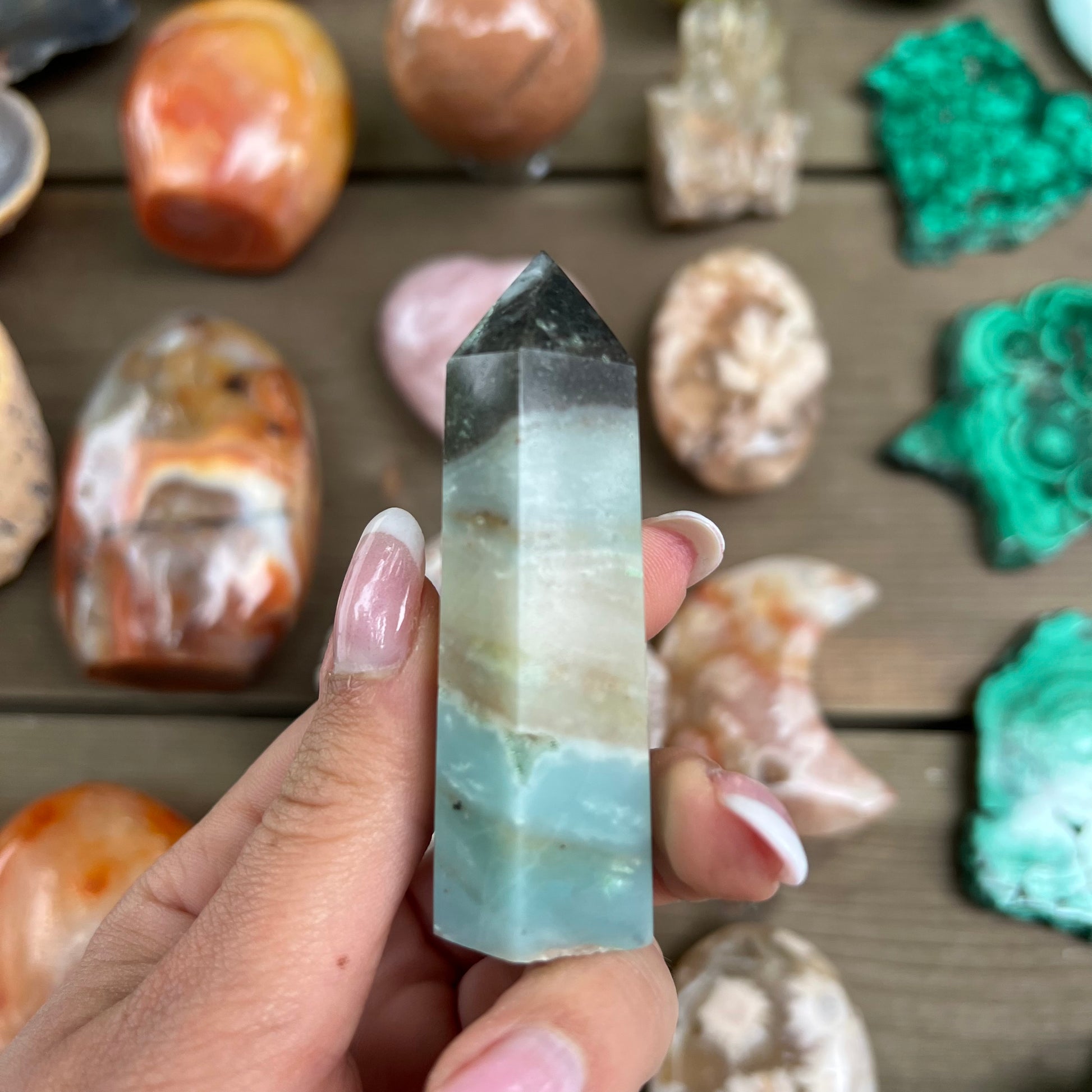 Amazonite Point (#3MTT) - Simply Affinity