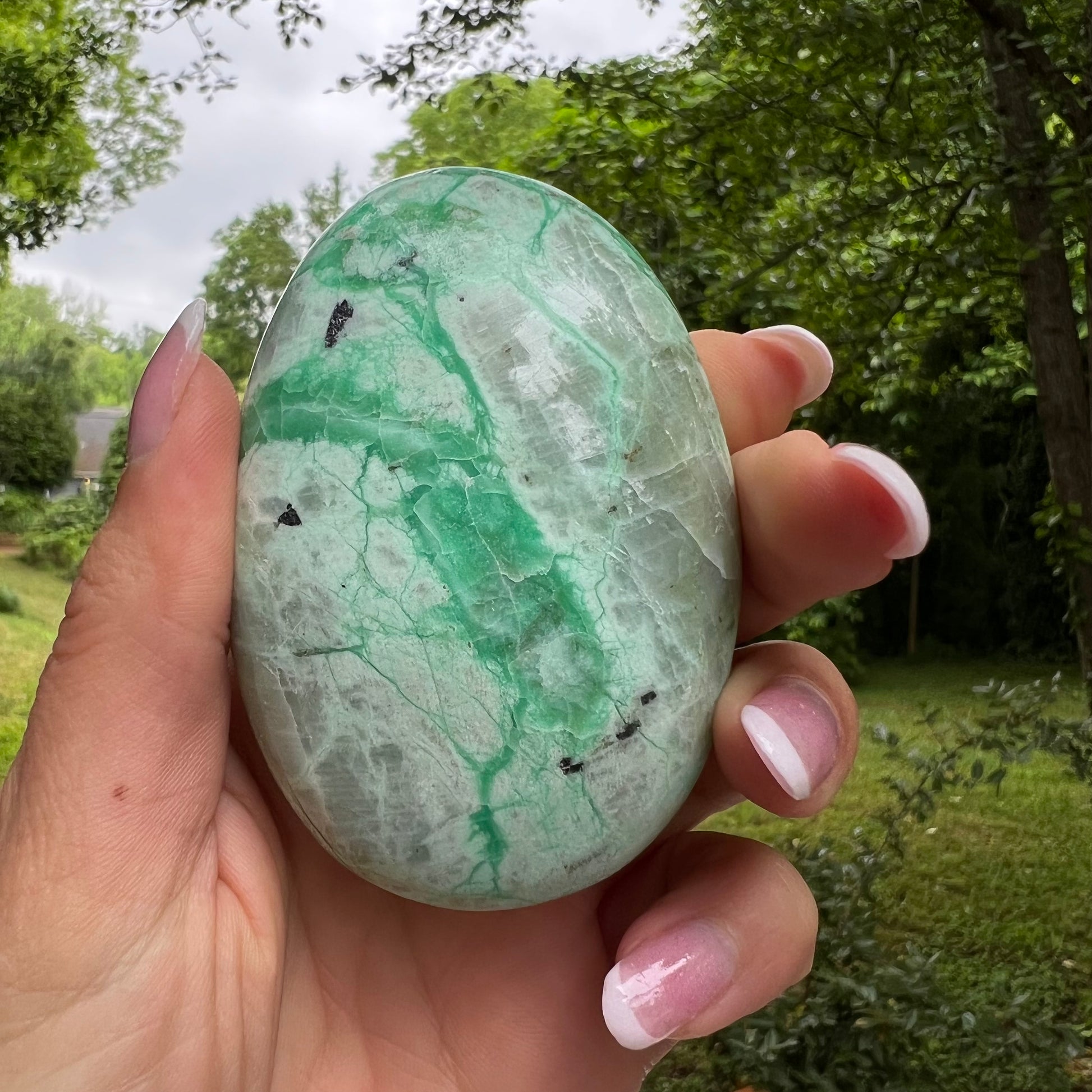 Garnierite Palm Stone (#9) - Simply Affinity
