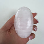 Pink Mangano Calcite Palm Stone (#2) - Simply Affinity