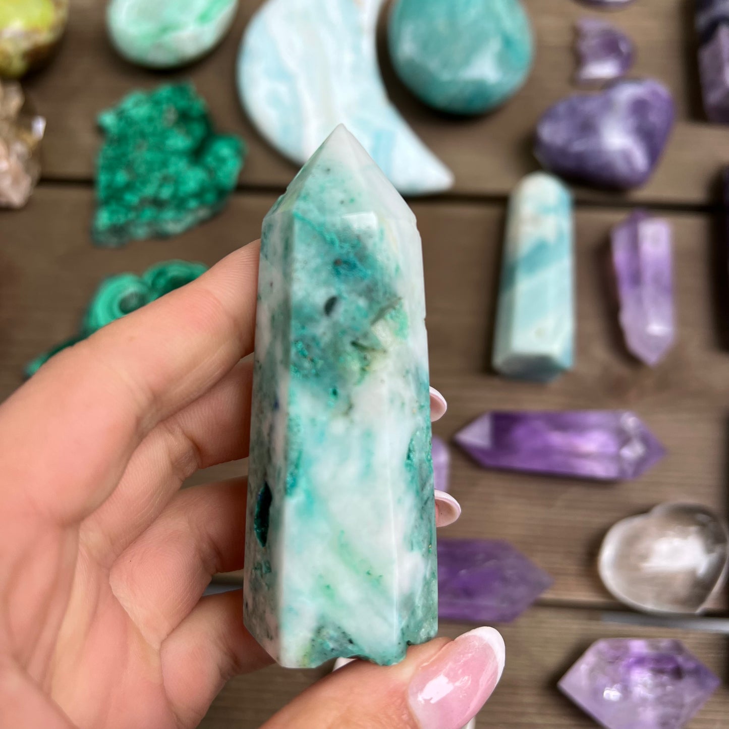 Amazonite Point (#1MTT) - Simply Affinity