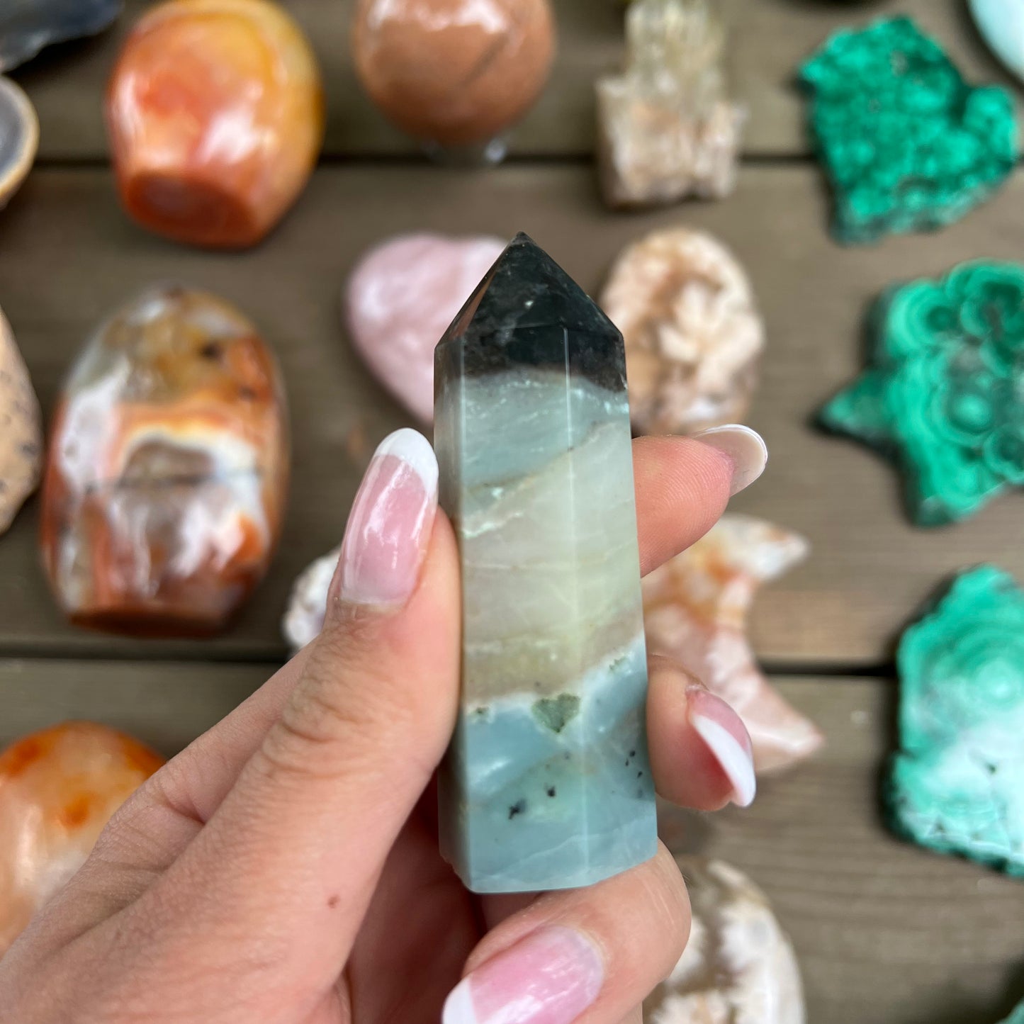Amazonite Point (#3MTT) - Simply Affinity