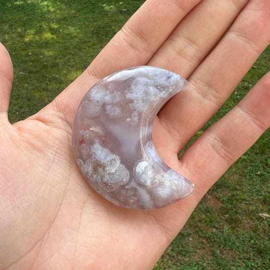 Flower Agate Moon (#12) - Simply Affinity