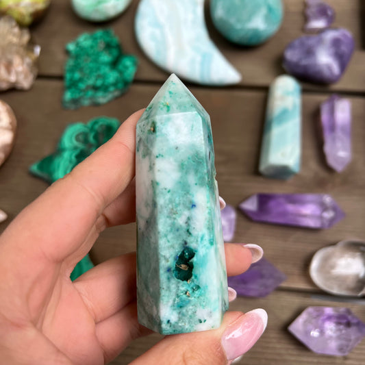 Amazonite Point (#1MTT) - Simply Affinity