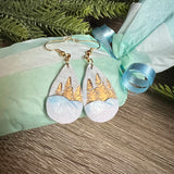 Snowy Hills - Polymer Clay Earrings - Simply Affinity