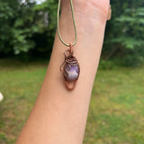 Wire-Wrapped Amethyst Pendant - Ready to Ship - Simply Affinity