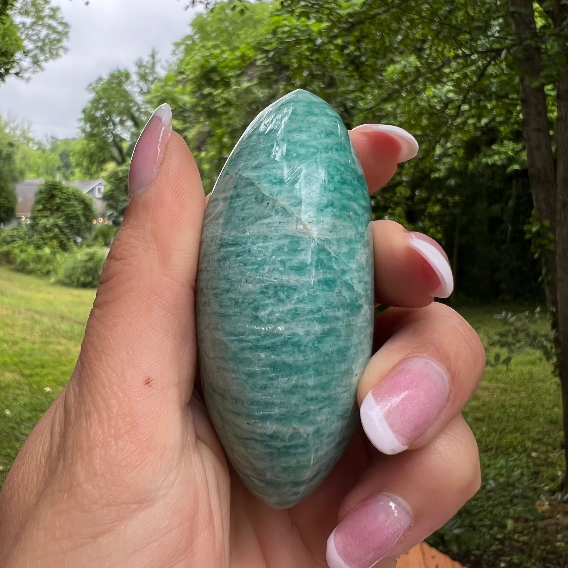 Amazonite Palm Stone (#10) - Simply Affinity