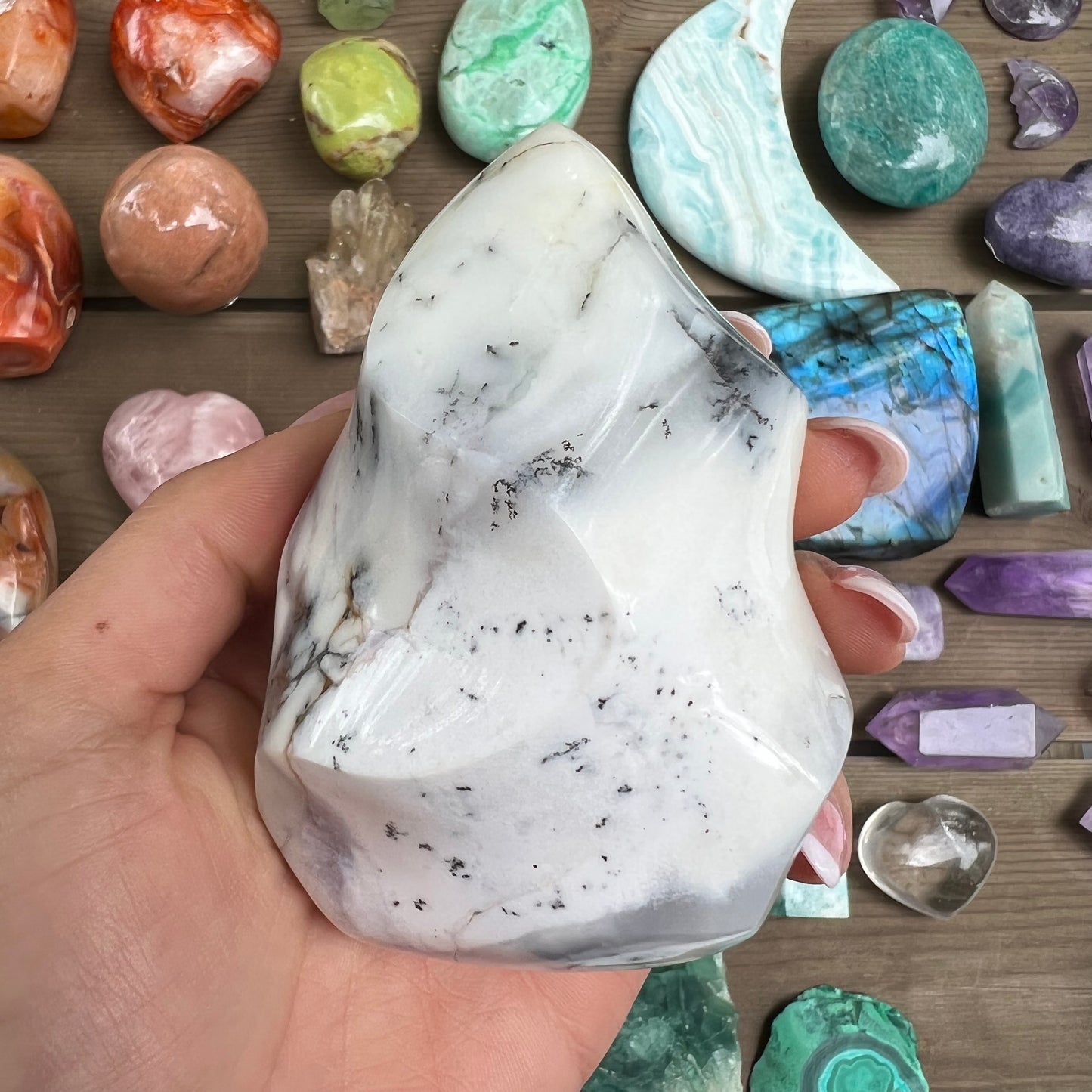Purple Dendritic Opal Flame (#1) - Simply Affinity