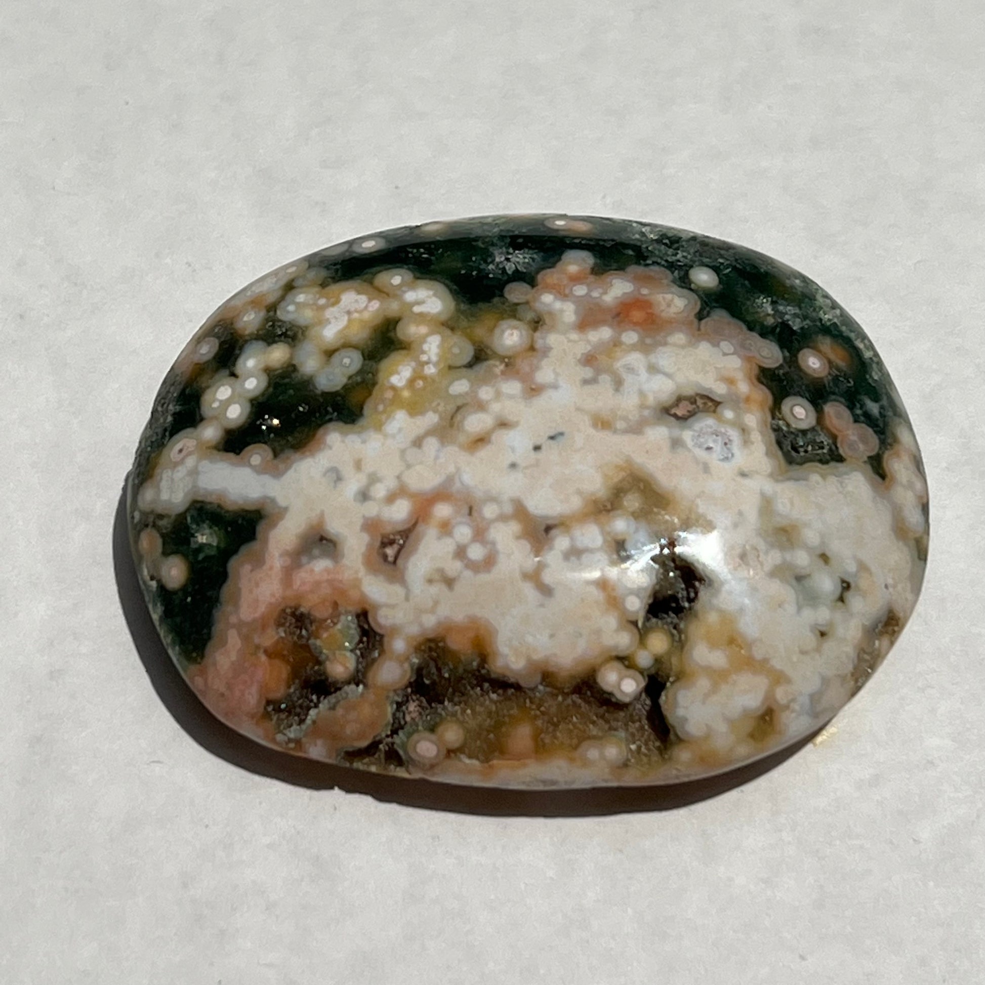 Ocean Jasper Palm Stone (#25e) - Simply Affinity