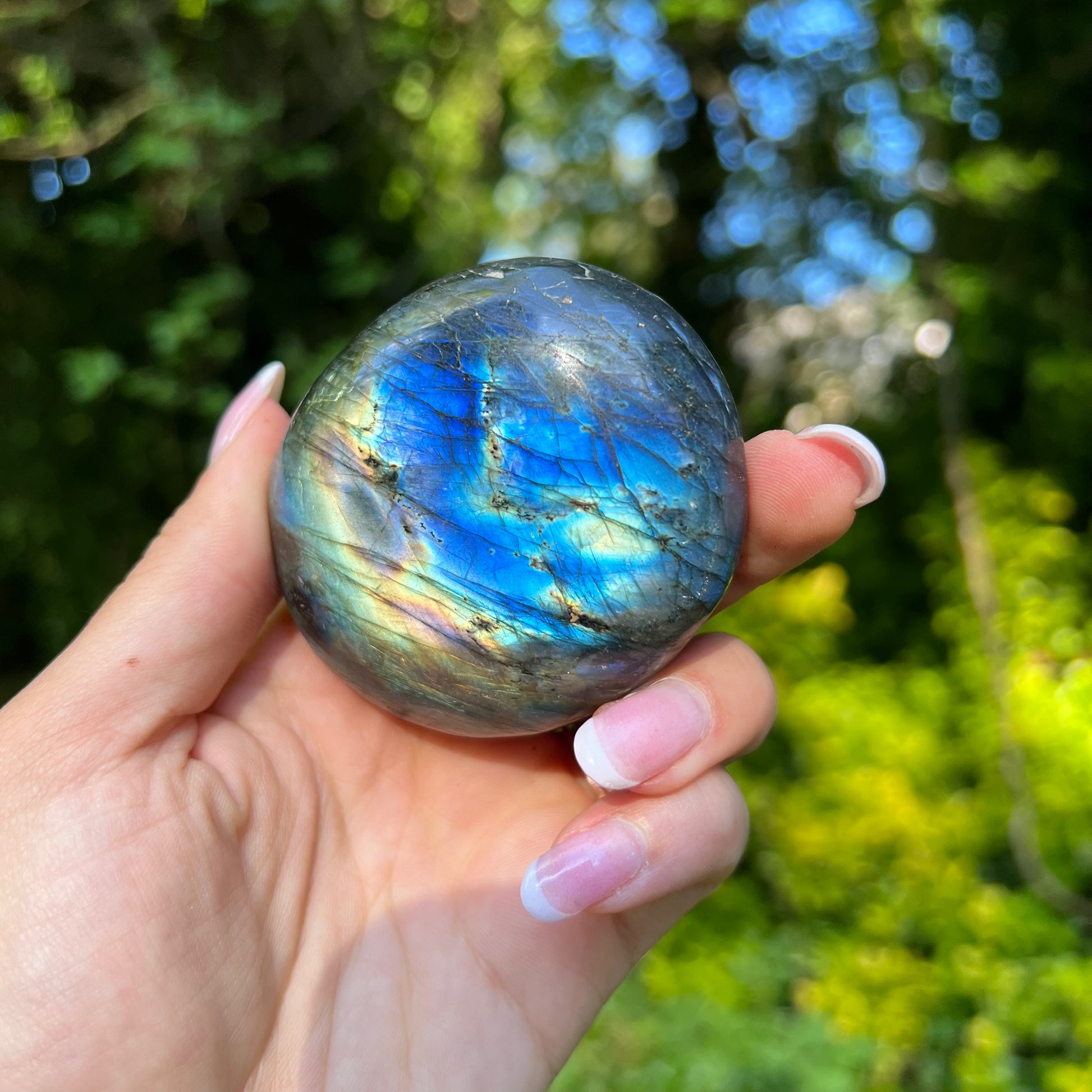 Labradorite Palm Stone (#25) - Simply Affinity