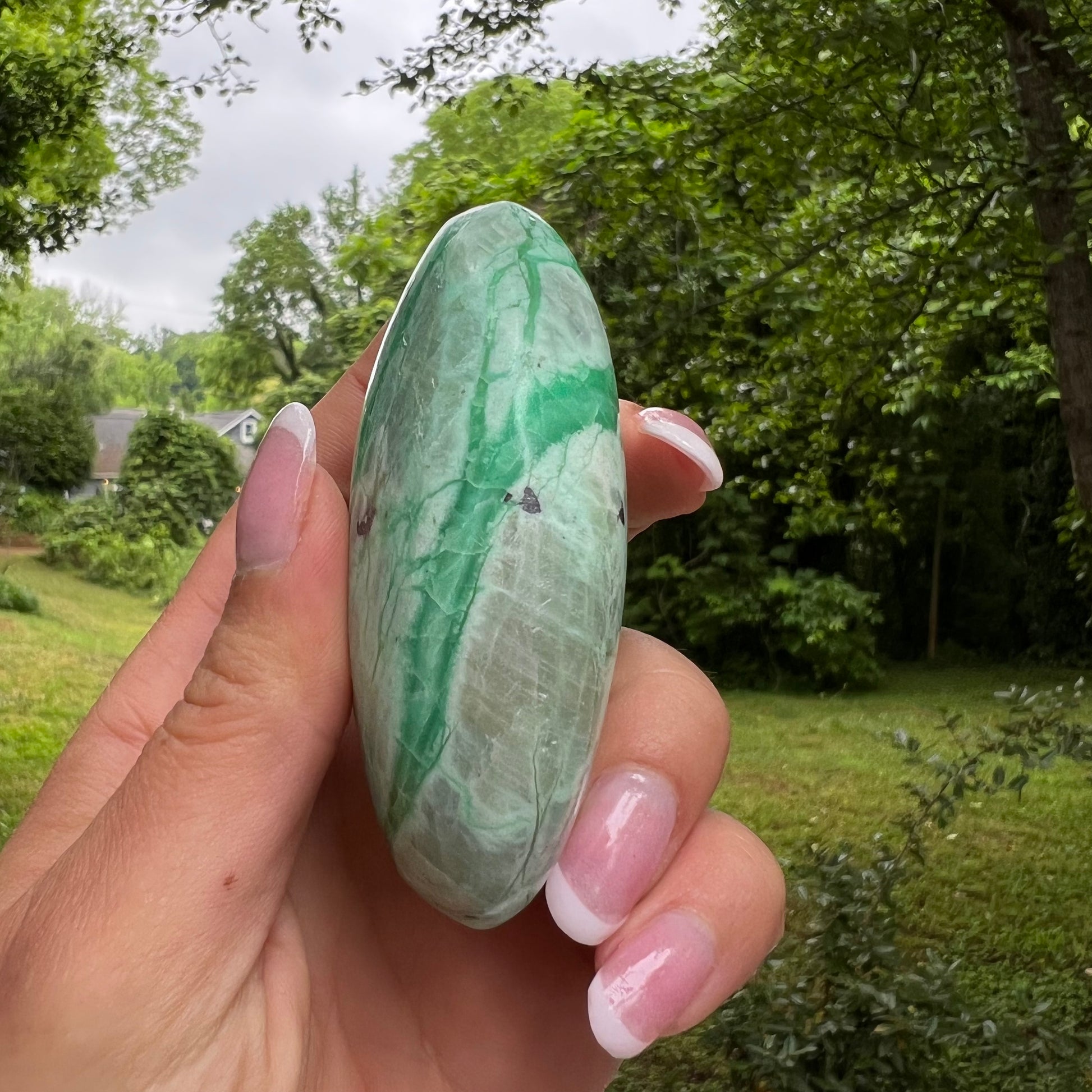 Garnierite Palm Stone (#9) - Simply Affinity